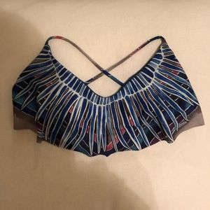 Mara Hoffman Blue Bikini Top